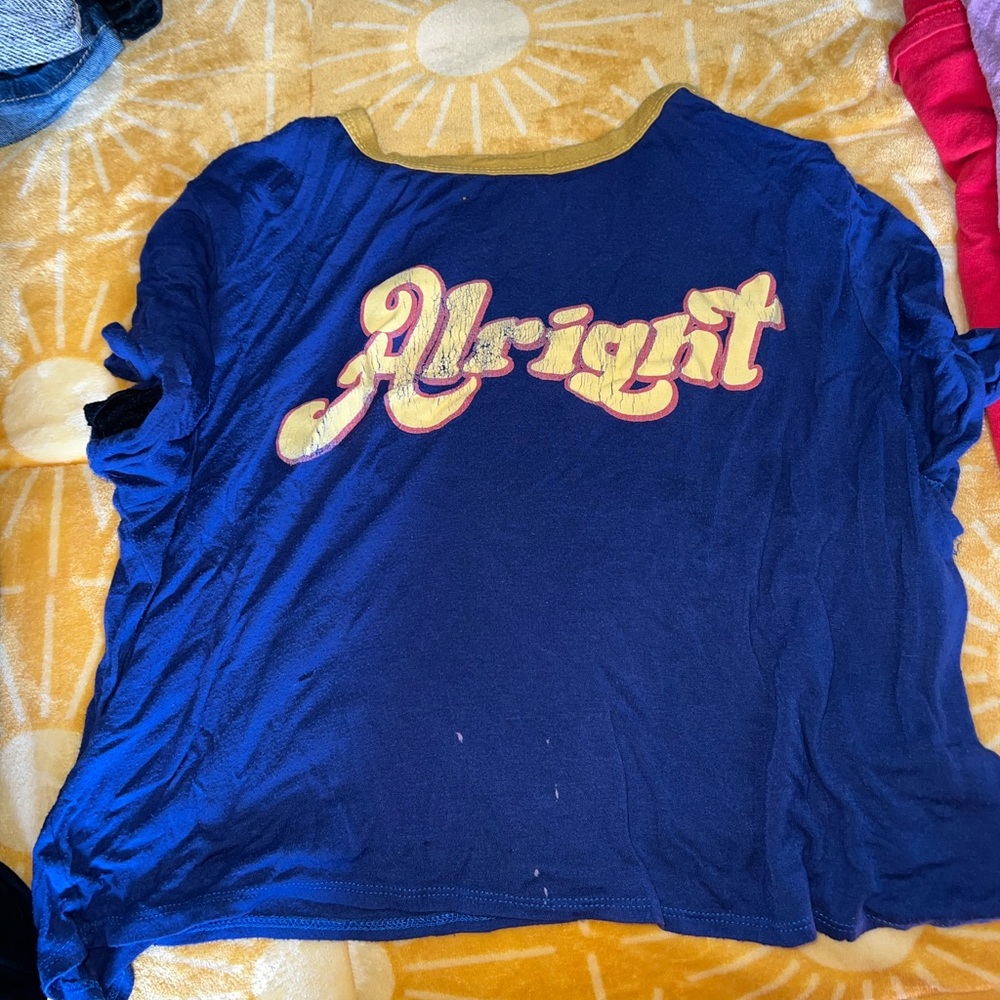Light weight Cropped alright Tee
